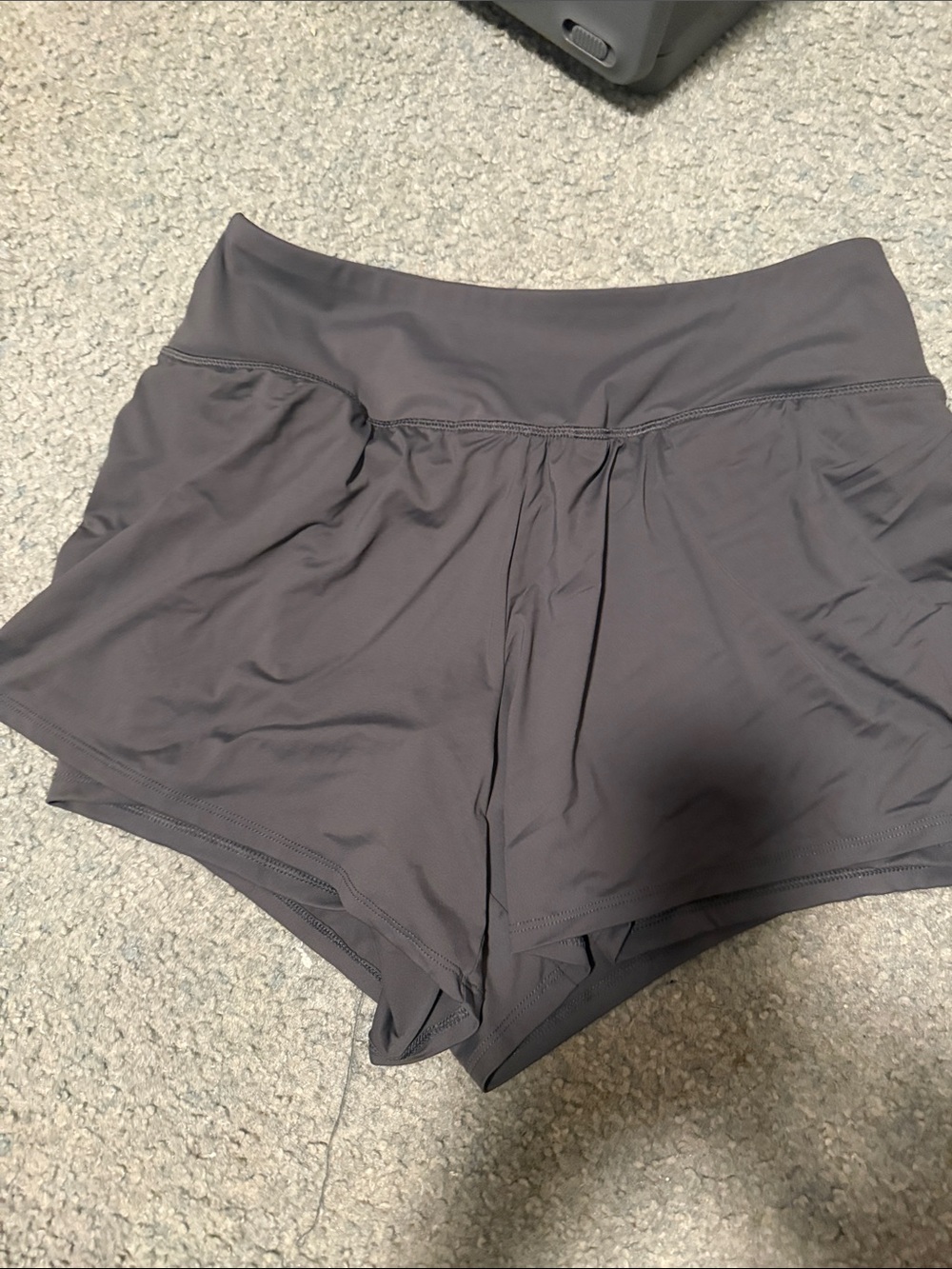 Spyder Women's Athletic Shorts - Charcoal ( lined)